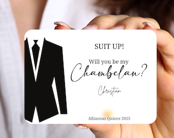 Chambelan Proposal For Quinceañera