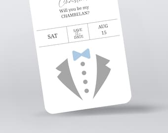 Chambelan Save the Date Proposal For Quinceañera