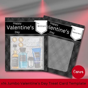 Carte géante noire et blanche pour la Saint-Valentin