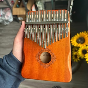 17 Key Kalimba, Wooden Thumb Piano, Music Gift