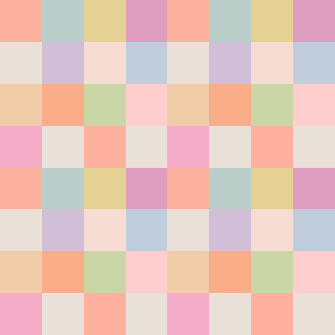 Pastel Nursery Gingham Seamless Pattern Hand Drawn Spring Checkers ...