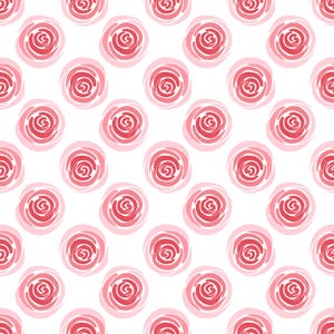 Valentine Rote Rosen Blumenstoff Sublimation Romantische Vintage Cottagecore Nahtlose Muster