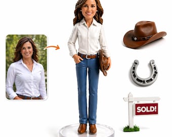 Figurine articulée personnalisée à partir d'une photo, poupée portrait, jouet Mini Me, statue professionnelle personnalisée