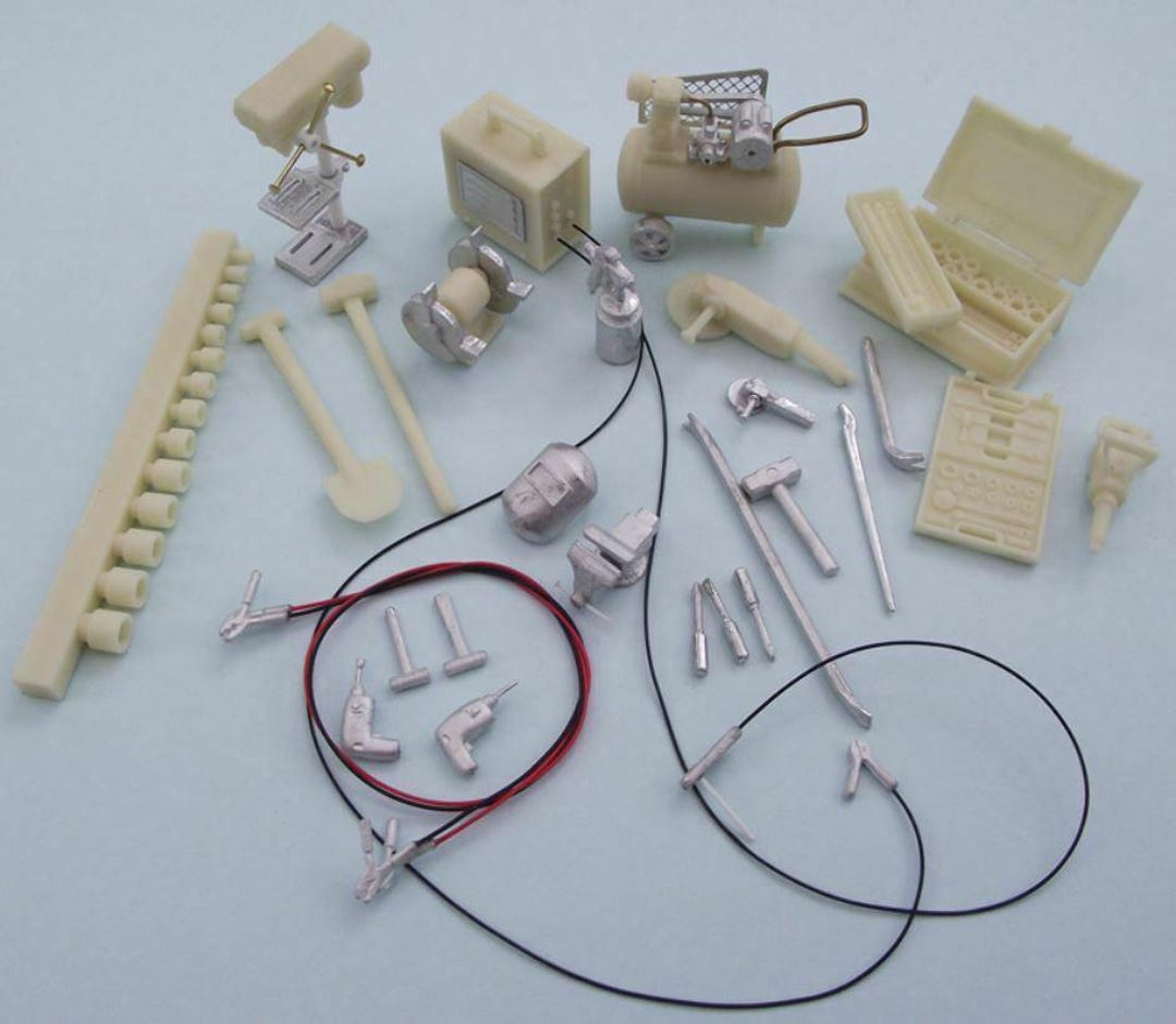 Kit Form Services Tq164 Workshop Tools Kit 1/24 - Etsy