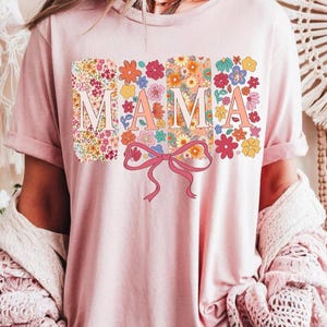 Floral T-shirt for mom, Mother&#39;s Day, gift for mom, Mother&#39;s Day, gift for mother, mothers