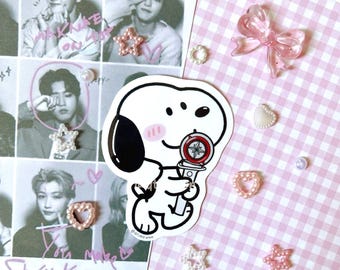 SKZ Stray Kids Snoopy Sticker | SKZ Stay Snoopy Sticker | Stray Kids Stay Kpop Sticker