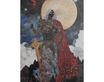 Esoteric Art Poster, Jung Liber Novus Inspired Wall Art (Matte/Gloss Paper)