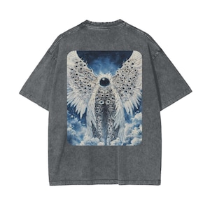 Premium Washed Vintage Cotton Tee - All-Seeing One - Esoterica Limited Collection