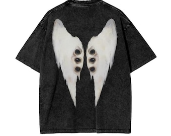 Washed Cotton Cherubim Tee - Limited Esoterica Collection