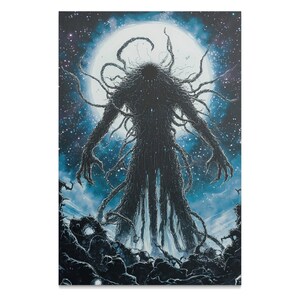 Void Beast Premium Matte/Gloss Paper Poster, Design Decor, Room Decoration Canvas, Esoteric Art, Gothic Horror Design, Wall Art