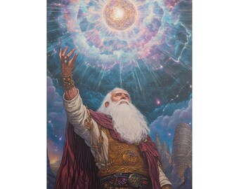 Pythagoras Esoteric Wall Art, Gothic Horror Design, Greek Mythology Print (Matte/Gloss Poster)