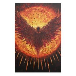 Archangel of War Premium Matte/Gloss Paper Poster, Design Decor, Room Decoration Canvas, Esoteric Art, Gothic Horror Design, Wall Art