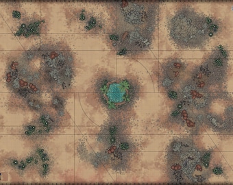 Tappetini da gioco competitivi (PVC) 60x44 compatibili con Warhammer 40K