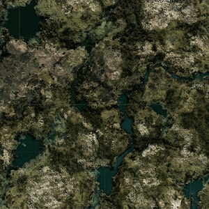Tapete de Warhammer 40k 11ª Edição (PVC) 60x44 com Zonas de Desdobramento e Grade Swamp Planet