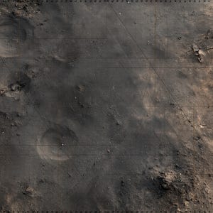 Tapete de Warhammer 40k 11ª Edição (PVC) 60x44 com Zonas de Desdobramento e Grade Desert