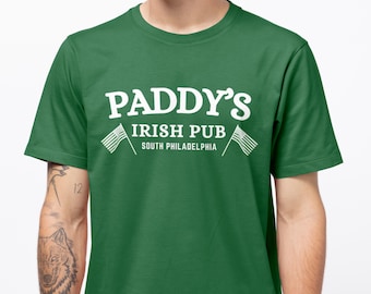 Camiseta de Paddy's Pub, Camiseta "Siempre hace sol en Filadelfia", Camiseta de Paddy's Irish Pub, Camiseta del Día de San Patricio, Camiseta de pub, Camiseta para beber