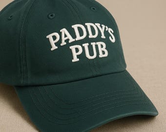 Gorra de pub de Paddy, gorra "Siempre hace sol en Filadelfia", gorra de pub de Paddy, gorra de pub irlandés, camiseta "Siempre soleado", gorra del programa de televisión "Siempre soleado"