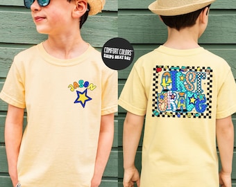 First Grade Custom School Shirt Boys Back To School Shirt Comfort Colors Shirt 1st Grade Boys Shirt Kids First Day Of School Shirt Toddler
