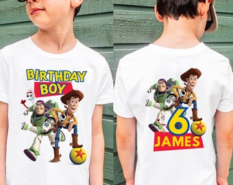 Custom Toy Story Birthday Shirt Disney Comfort Colors Shirt Toddler Shirt Two Infinity Beyond Birthday Sweatshirt Woody Buzz Birthday Shirt