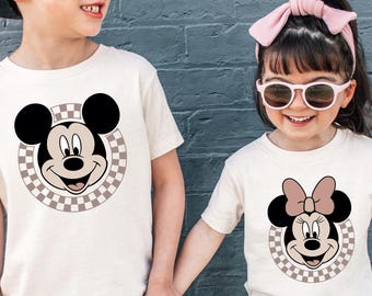 Disney Shirt Matching Mickey Minnie Mouse Sweatshirt Brother Sister Matching Couples Disney Trip Shirt Disney World Family Trip Sweatshirt