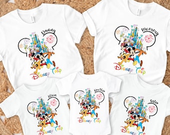 Custom Disney Trip 2026 Shirt Disney Trip Shirt Disney Family Vacation Shirt Disney Family Matching Shirt Disney World Family Shirt 2026