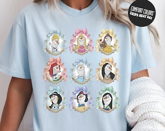 Disney Frozen Shirt Olaf Funny Shirt Comfort Colors Coquette Disney Girls Frozen Olaf Tee Retro Disney Vacation Matching Trip Disneyland