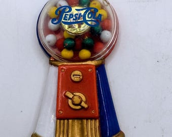 Vintage Pepsi Cola Tuggummimaskin från 1995, Magnet, Special Collectors Edition