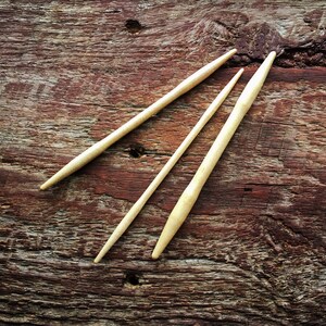 Brittany wooden cable needles for knitting cables image 3