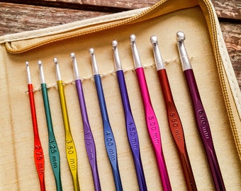 Zing crochet hook set gift for crocheter