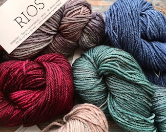 Malabrigo Rios Yarn - Worsted Weight Superwash Merino Wool 210 yards