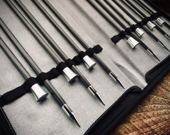 Best Single Point Knitting Needle Set, Great Gift for Knitter Karbonz