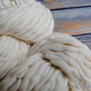 Malabrigo Rasta - Ultra Soft Super Bulky Merino Wool Yarn (150g/90yds) | Hand Dyed 063 - Natural