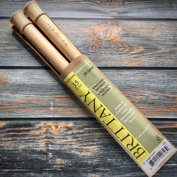 Wooden Knitting Needles Brittany Knitting Needles Single Point