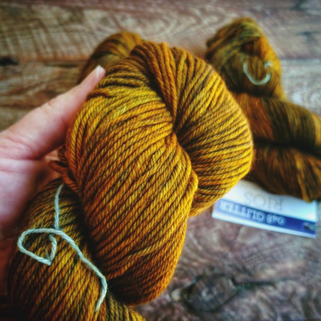 Malabrigo Rios Glitter: Hand-dyed Worsted Weight Merino Wool Yarn - Etsy