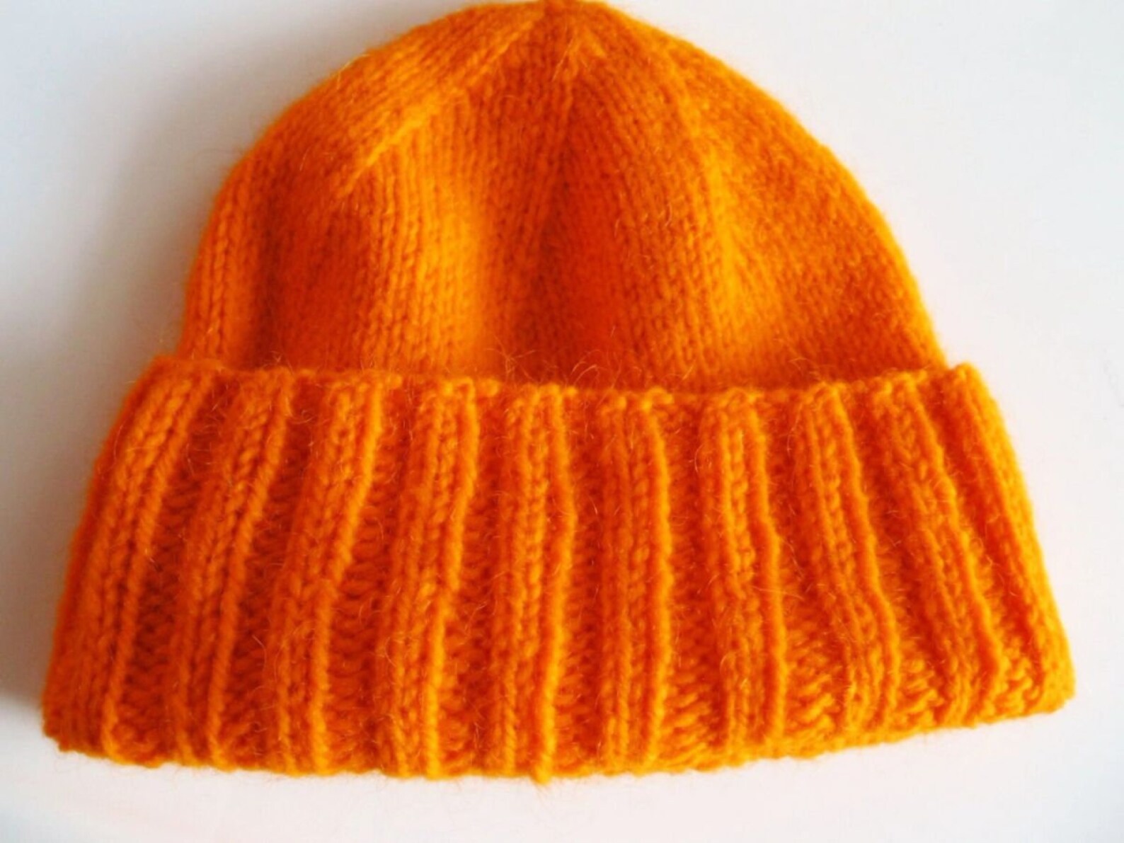 Blaze Orange Hat Mens Wool Winter Hunting Hat Stocking Cap Etsy