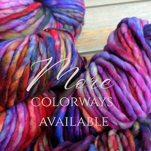 Malabrigo Rasta - Hilo de lana merino supergruesa y ultrasuave (150 g/90 yardas) / Teñido a mano