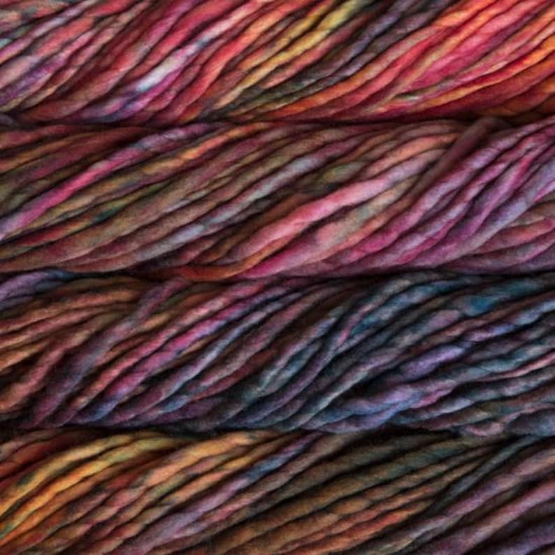Malabrigo Rasta - Ultra Soft Super Bulky Merino Wool Yarn (150g/90yds) | Hand Dyed 886 - Diana