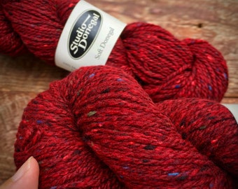 Wool Yarns for Hat Making - Soft Donegal Rustic Tweed Yarn | Premium Soft Merino Wool from Studio Donegal, Ireland