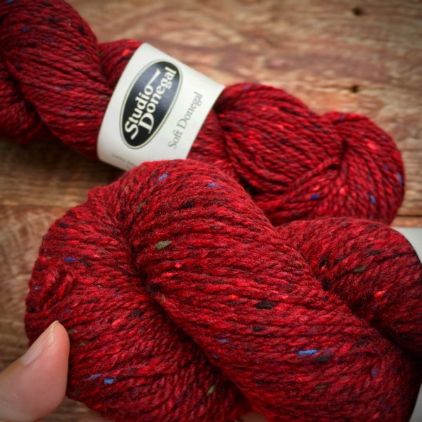 Wool Yarns for Hat Making - Soft Donegal Rustic Tweed Yarn | Premium Soft Merino Wool from Studio Donegal, Ireland