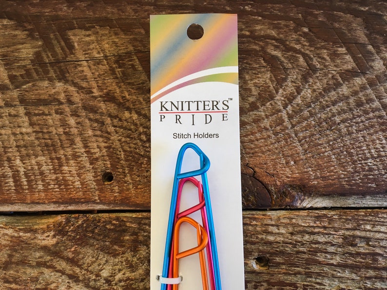 Aluminum stitch holders Knitters Pride assorted sizes image 3