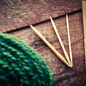 Brittany wooden cable needles for knitting cables image 5