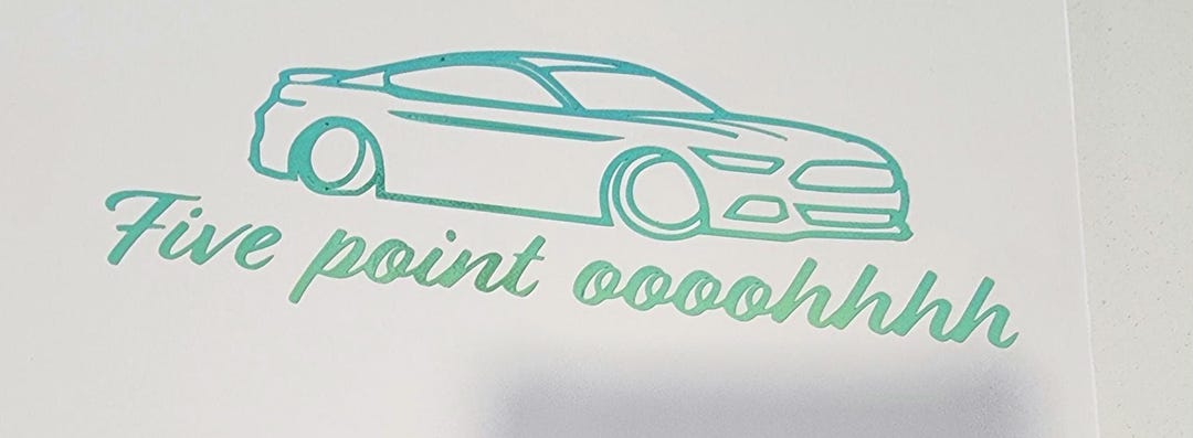 Five Point Oooohhhh... Car Decal - Etsy