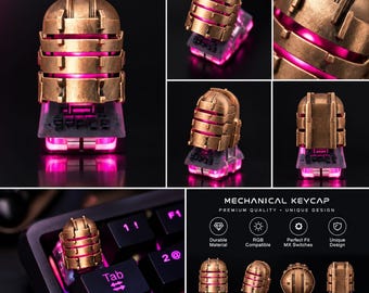 Space Helmet Keycap, Sci Fi Keycap, Horror Gaming Keycap, Artisan Keycap, Mechanical Keyboard Keycap, Gamer Gift, Sci Fi Gift