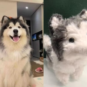 Personalized Crochet Dog - Look-Alike Stuffed Animal & Pet Memorial Gift | Custom Dog Lover Keepsake, Heirloom Plush Replica