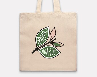 Tote Bag, Hoya Hoarder, Hoya Gift, Hoya Lover, Canvas Bag