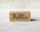 Rubber Stamp - Hello