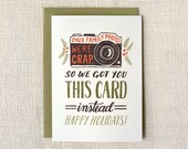 Funny Holiday Card - Family Photos