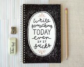 Cahier à spirale, Journal - écrire quelque chose