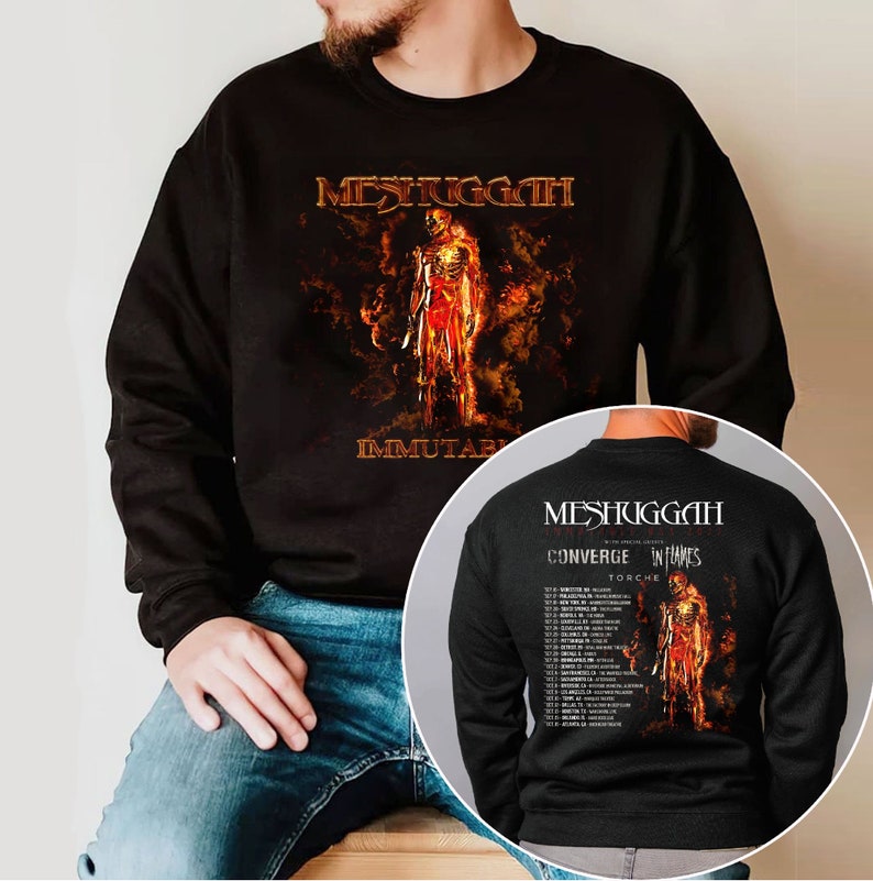 meshuggah immutable tour shirt