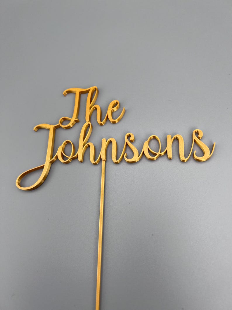 Johnson Cake Topper Customized Wedding Cake Topper Specialized for Your Special Day - Etsy